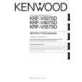 KENWOOD KRFV5070D Owner's Manual cover photo