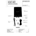 KENWOOD KAC821 Owner's Manual cover photo