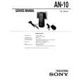 SONY AN-10 Service Manual cover photo
