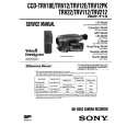 SONY CCDTRV12E Service Manual cover photo