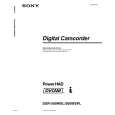 SONY DSR500WSL Owner's Manual cover photo