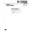 SONY KVX2932U Service Manual cover photo