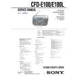SONY CFDE100 Service Manual cover photo