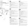 SONY AJK-THA Owner's Manual cover photo