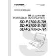 TOSHIBA SDP2700STE Service Manual cover photo