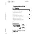 SONY DPPSV88 Owner's Manual cover photo
