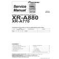 PIONEER XR-A770 Service Manual cover photo