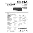 SONY STRDE475 Service Manual cover photo