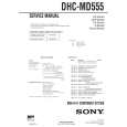 SONY DHCMD555 Service Manual cover photo