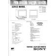 SONY PVM1440QM Service Manual cover photo