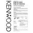 KENWOOD KMX1000 Owner's Manual cover photo