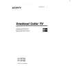 SONY KV-9PT50 Owner's Manual cover photo