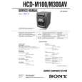 SONY HCDM100 Service Manual cover photo