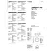 SONY XS-HL620 Owner's Manual cover photo