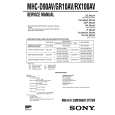 SONY MHCGR10AV Service Manual cover photo