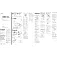 SONY D-E707 Owner's Manual cover photo