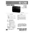 SONY ICFC260 Service Manual cover photo