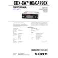 SONY CDXCA710X Service Manual cover photo