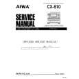 AIWA CX810 Service Manual cover photo