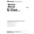 PIONEER S-C60/XCN5 Service Manual cover photo