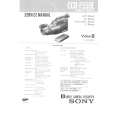 SONY CCDF550E Service Manual cover photo