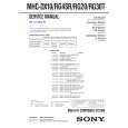 SONY MHCRG20 Service Manual cover photo