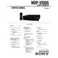 SONY MDP-V900G Service Manual cover photo