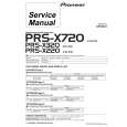 PIONEER PRS-X320-2 Service Manual cover photo