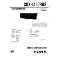 SONY CDX4150RDS Service Manual cover photo