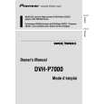 PIONEER DVH-P7000/UC Owner's Manual cover photo