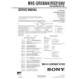 SONY MHCRXD10AV Service Manual cover photo