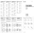 SONY XSV1640H Owner's Manual cover photo