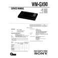 SONY WMGX90 Service Manual cover photo