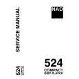 NAD 524 Service Manual cover photo