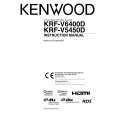 KENWOOD KRF-V6400D Owner's Manual cover photo
