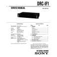 SONY DRCIF1 Service Manual cover photo