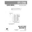SONY CFS1250L Service Manual cover photo