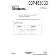 SONY CDPH6600D Service Manual cover photo