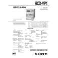 SONY HCDVP1 Service Manual cover photo