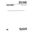 SONY CFS244S Service Manual cover photo