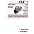 SONY DSCF717 Service Manual cover photo