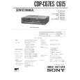 SONY CDPC615 Service Manual cover photo