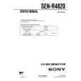 SONY SENR4820 Service Manual cover photo