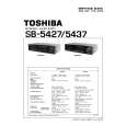 TOSHIBA SB-5427 Service Manual cover photo