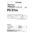 PIONEER PDS705 Service Manual cover photo