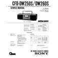 SONY CFD-DW250S Service Manual cover photo