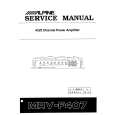 ALPINE MRV-F407 Service Manual cover photo