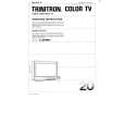 SONY KV-2093R Owner's Manual cover photo
