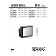SONY KV29X1D/B/E Service Manual cover photo