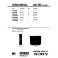 SONY KV27V36 Service Manual cover photo